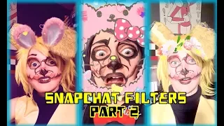 Springtrap and Nightmare Bonnie Find Snapchat Filters!