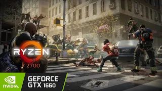 WORLD WAR Z  | TEST | - Ryzen 7 2700 - GTX 1660 - 1080P