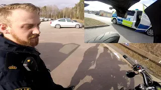 KTM 125 EXC vs The Police!