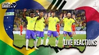 BRAZIL vs SOUTH KOREA LIVE MATCH REACTIONS