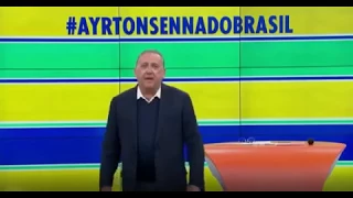 Galvão Bueno Chora ao falar de Ayrton Senna