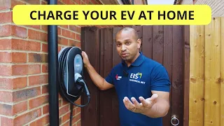 Fast Electric car charger for your home, ZAPPI Tethered 7Kw EV charger, EV charging with solar