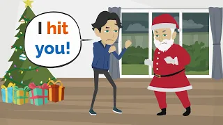 Paul fights Santa Claus? | English Story | Mia English