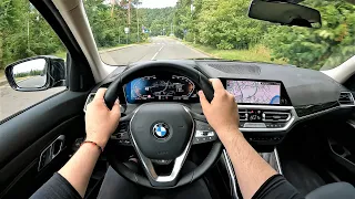 2022 BMW 318i [ 2.0l 156hp ] | POV Test Drive #2 | Fuel consumption information