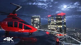 GTA V: Insane Graphics Ray Tracing - Helicopter [4k]