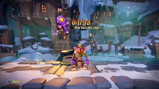 Crash Bandicoot™ 4  - Ship Happens Purple Relic 0:17:78 (No Triple Spin)