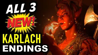 All 3 NEW Karlach Endings | Baldur's Gate 3 (BG3)