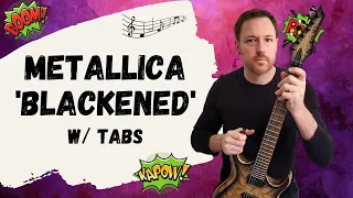 Metallica Blackened Guitar Lesson + Tutorial