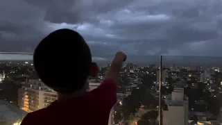 Súper tormenta ⛈️ en Montevideo 🇺🇾