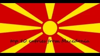 Eurovision 2009-2018: top 10 entries from Macedonia