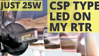 CSP TYPE LED HEADLIGHT ON TVS APACHE RTR 200 | COUGAR MOTOR EVOLUTION + BIONIC FAN LESS LED