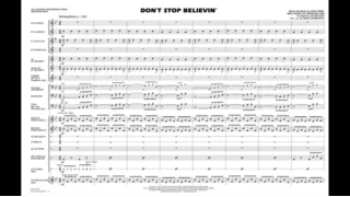 Don't Stop Believin' arranged by Jay Bocook