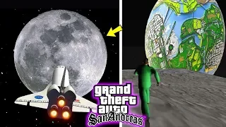 لن تصدق انني سافرت الى القمر في قراند سان اندرياس gta san andreas mod travel moon