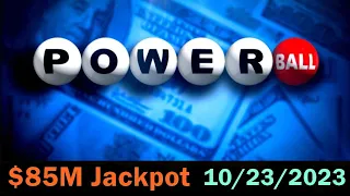Powerball Drawing Today 23 October 2023. Powerball Winner Numbers Monday Night 10/23/2023