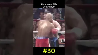 Some of George Foreman's KOs | #30 Foreman v Ellis | Fight Shorts