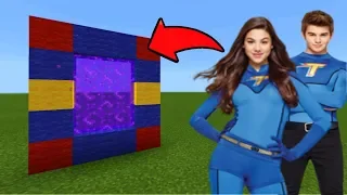 Minecraft Pe How To Make a Portal To The Thundermans Dimension - Mcpe Portal To The Thundermans!!!