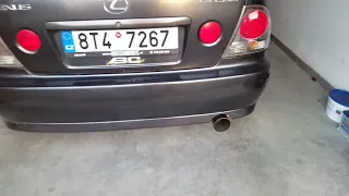 Lexus IS200 decated Cobra sport exhaust