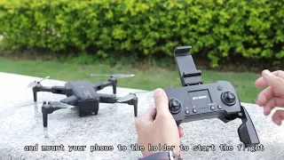 F188 RC drone operation demonstration