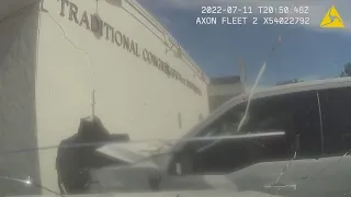 Bodycam video shows moment car crashes in Florida police chase