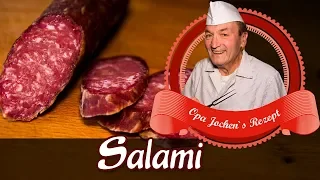 Salami DIY - make your own sausage - mature Salami - spice coating - Opa Jochen´s Rezept