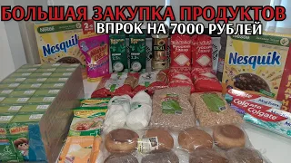 большая закупка продуктов / закупка товаров впрок / цены на продукты