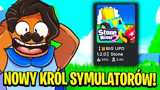 TEN NOWY SYMULATOR PODBIJE ROBLOXA?! w ROBLOX Stone Miner 2