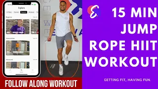 15 Minute Jump Rope HIIT Workout