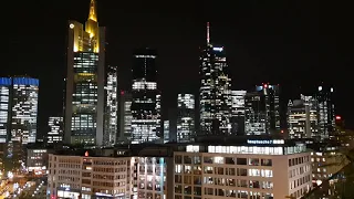 Frankfurt skyline view from a rooftop November 29th '19