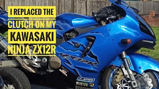 KAWASAKI NINJA ZX12R clutch pack,oil and oil filter replacement