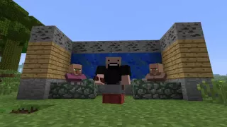 Пародия на Gangnam style(Psy) - "Красный Мокасин" (в Minecraft)