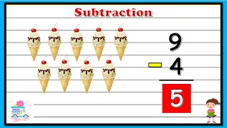 Basic Subtraction |Subtraction For Kids |Learn To Subtract |Subtract |Premath Concept |Subtraction