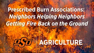 Prescribed Burn Associations: Neighbors Helping Neighbors Getting Fire Back on the Ground