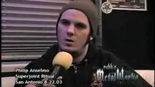 Philip Anselmo (Part 1) on Robbs MetalWorks 2003