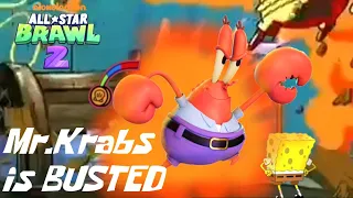 Mr. Krabs is BUSTED [Nickelodeon All-Star Brawl 2 Montage]