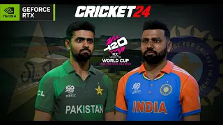 Semi Final! 😰Pakistan vs India T20 World Cup 2024 | Cricket 24 #6