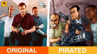 GTA 5 : ORIGINAL VS  IN 2022 🔥 | GTA 5 original vs GTA 5 pirated in 2022