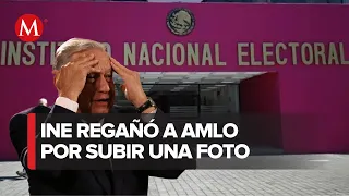 AMLO acatará orden del INE de bajar foto de entrega de bastón de mando a Sheinbaum