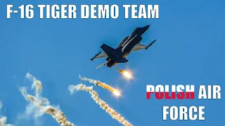 NATO Days 2023 - F 16 Tiger Demo Team Polish Air Force | 4K