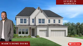 Live The Life Of Luxury In Marietta, GA.  New Construction With Soaring 2-Story Family Room.
