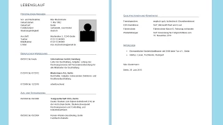 Lebenslauf in Word erstellen - professioneller Lebenslauf [Tabellarisch, Tutorial, Vorlage]
