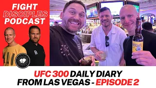 UFC 300 | DAILY DIARY FROM LAS VEGAS | EP 2 | Media Day, Cybertruck with Bisping & Bellyflop Champ