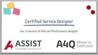 How to become an A4Q certified Service Designer