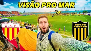 UM ESTÁDIO BIZARRO QUASE DENTRO DO MAR/ Progreso x Peñarol