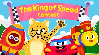 Who Is the King of Speed | BEST Kids Story-Song | Nursery Rhymes & Kids Songs