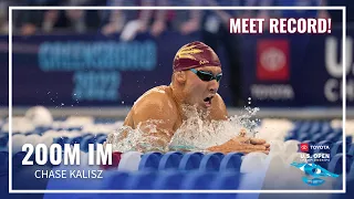 Chase Kalisz with a MEET RECORD in Men's 200M Individual Medley | 2022 Toyota U.S. Open