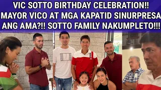 VIC SOTTO BIRTHDAY CELEBRATION?! MAYOR VICO AT MGA KAPATID SINURPRESA ANG AMA!! SOTTO FAM KUMPLETO!!