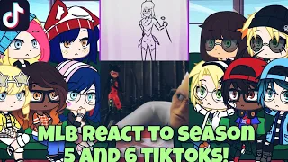 MLB react to season 5 and 6 tiktoks! | Spoilers/Finale Episode | Compilation | Gacha Club