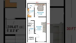 15x30 House Plan || 15x30 House Design || 450 sq ft Ghar Ka Naksha || 15 x 30 House