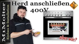 Herd anschließen 400V