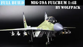 MIG-29A FULCRUM WOLFPACK 1/48 scale model aircraft building
